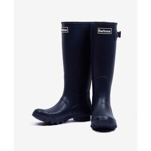 Barbour Womens Bede Snow Wellingtons Mid Calf Winter Waterproof Boots Navy US 7‎